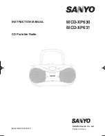 Sanyo MCD-XP630 Instruction Manual preview