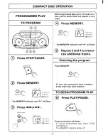 Preview for 8 page of Sanyo MCD-Z100F Instruction Manual