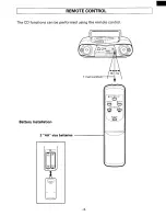 Предварительный просмотр 4 страницы Sanyo MCD-Z12F Instruction Manual