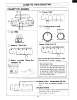 Предварительный просмотр 11 страницы Sanyo MCD-Z12F Instruction Manual