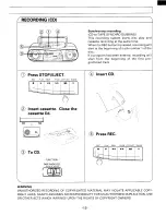 Предварительный просмотр 13 страницы Sanyo MCD-Z12F Instruction Manual