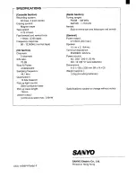 Предварительный просмотр 10 страницы Sanyo MCD-Z150F Instruction Manual