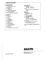 Preview for 12 page of Sanyo MCD-Z160F Instruction Manual