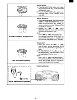 Предварительный просмотр 6 страницы Sanyo MCD-Z16F Instruction Manual