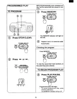 Предварительный просмотр 7 страницы Sanyo MCD-Z16F Instruction Manual