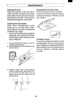 Предварительный просмотр 13 страницы Sanyo MCD-Z16F Instruction Manual