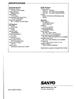 Предварительный просмотр 13 страницы Sanyo MCD-Z260F Instruction Manual