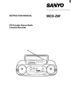 Sanyo MCD-Z8F (AU) Instruction Manual preview