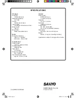 Предварительный просмотр 10 страницы Sanyo MCD-ZX540F Instruction Manual