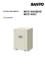 Sanyo MCO-18AC UV Instruction Manual preview