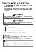 Предварительный просмотр 4 страницы Sanyo MCO-19AIC Instruction Manual