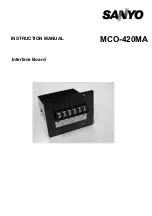 Sanyo MCO-420MA Instruction Manual preview