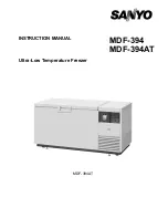 Sanyo MDF-394 Instruction Manual preview