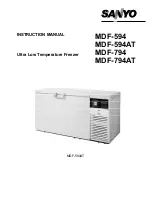 Sanyo MDF-594 Instruction Manual preview