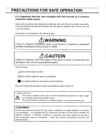 Preview for 4 page of Sanyo MDF-594C Instruction Manual