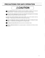 Предварительный просмотр 7 страницы Sanyo MDF-594C Instruction Manual