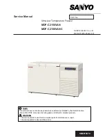 Sanyo MDF-C2156VAN Service Manual preview