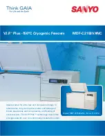 Preview for 1 page of Sanyo MDF-C2156VANC Brochure & Specs