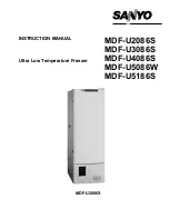 Sanyo MDF-U2086S Instruction Manual preview