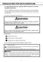 Preview for 4 page of Sanyo MDF-U32V Instruction Manual