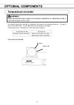 Предварительный просмотр 14 страницы Sanyo MDF-U333 Instruction Manual