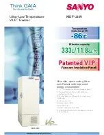 Preview for 1 page of Sanyo MDF-U33V Specifications