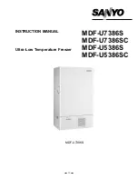 Preview for 2 page of Sanyo MDF-U5386S Instruction Manual