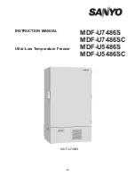 Sanyo MDF-U5486S Instruction Manual preview