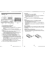Preview for 4 page of Sanyo MEMO-SCRIBER TRC-6030 Instruction Manual
