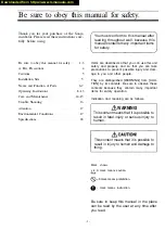 Preview for 2 page of Sanyo MIR-153 Instruction Manual