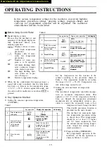 Preview for 11 page of Sanyo MIR-153 Instruction Manual