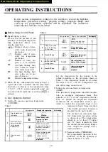 Предварительный просмотр 11 страницы Sanyo MIR-153 Instruction Manual