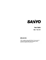 Preview for 1 page of Sanyo MIRRO PLS-3810 User Manual