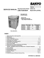 Предварительный просмотр 1 страницы Sanyo MLS-3751 Service Manual