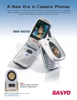 Preview for 1 page of Sanyo MM-5600 Brochure & Specs