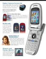 Preview for 3 page of Sanyo MM-8300 - Cell Phone 2 MB Brochure & Specs