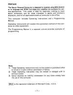 Preview for 2 page of Sanyo MPC-100 Operating Instructions Manual