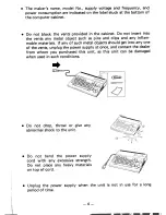 Preview for 5 page of Sanyo MPC-100 Operating Instructions Manual
