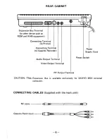 Preview for 7 page of Sanyo MPC-100 Operating Instructions Manual