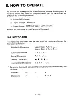 Preview for 14 page of Sanyo MPC-100 Operating Instructions Manual