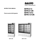 Preview for 1 page of Sanyo MPR-1013 Instruction Manual