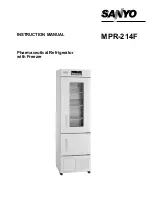 Preview for 1 page of Sanyo mpr-214f - Commercial Solutions Refrigerator Instruction Manual