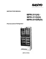 Предварительный просмотр 1 страницы Sanyo MPR-311 Instruction Manual