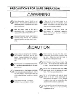 Preview for 5 page of Sanyo MPR-311 Instruction Manual