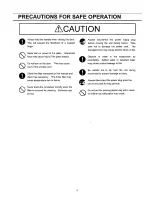 Preview for 6 page of Sanyo MPR-311 Instruction Manual