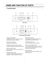 Предварительный просмотр 9 страницы Sanyo MPR-311 Instruction Manual