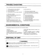 Предварительный просмотр 17 страницы Sanyo MPR-311 Instruction Manual