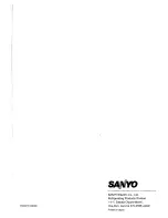 Предварительный просмотр 20 страницы Sanyo MPR-311 Instruction Manual