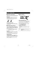 Предварительный просмотр 9 страницы Sanyo MVP-85 Instruction Manual