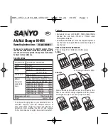 Sanyo NC-MQN04B Operating Instructions preview